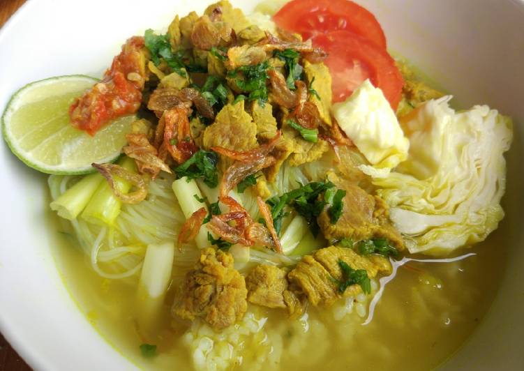 Cara Gampang Membuat Soto daging sapi Anti Gagal