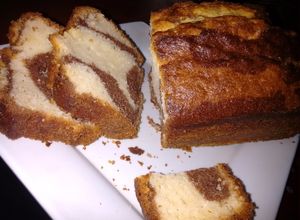 Una foto de Budín marmolado