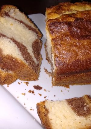 Una foto de Budín marmolado