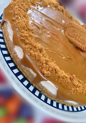 صورة لوصفة تشيز كيك اللوتس 🥮🧈