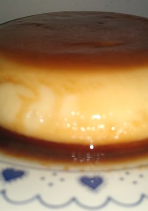 Una foto de Flan con huevo en polvo🍮
