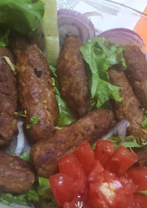 A picture of Golla kabab.
