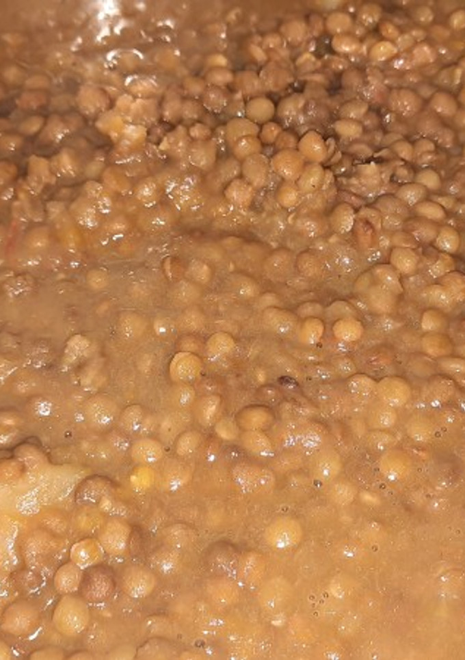 Una foto de Lentejas con verduras (sin carne ni chorizo)