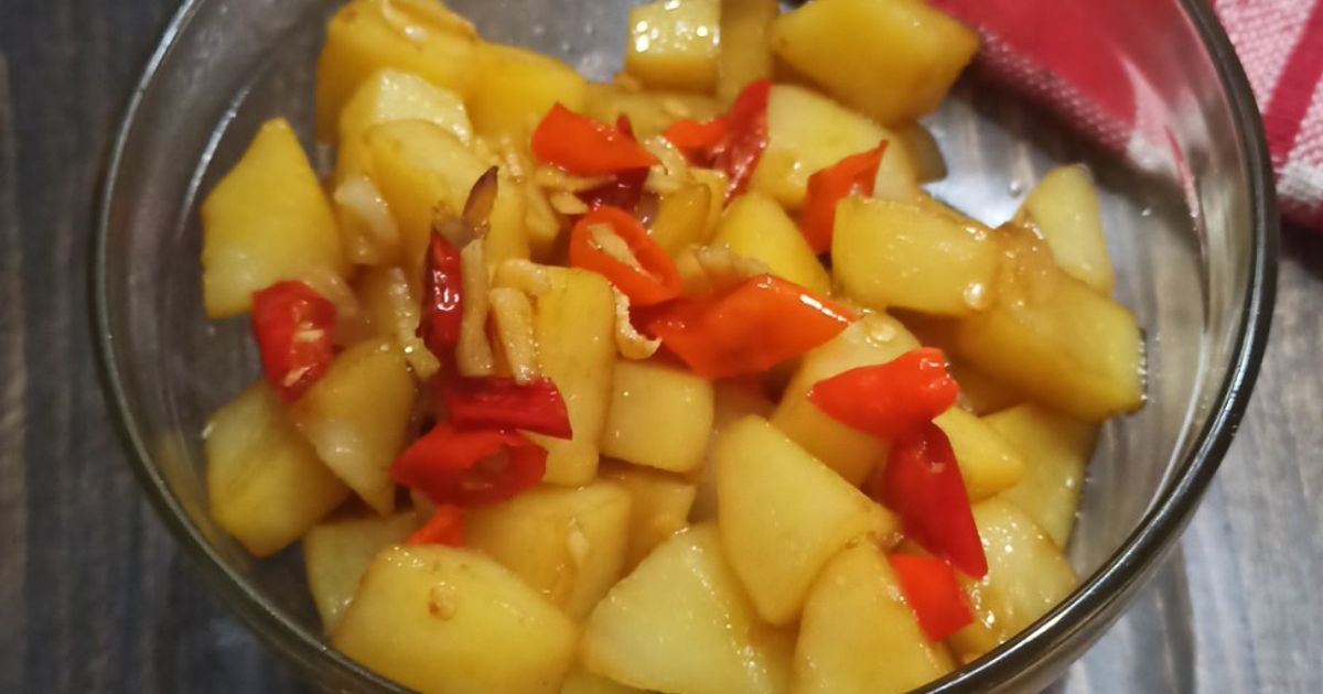 Tumis kentang pedas ala eunike