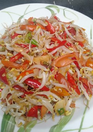 Foto resep Tumis toge teri melinjo