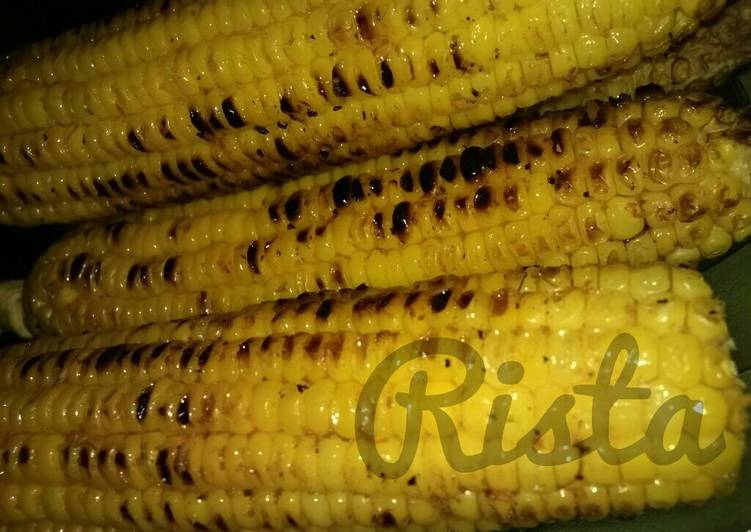 Resep Jagung Bakar Pedas Manis oleh mariarista - Cookpad