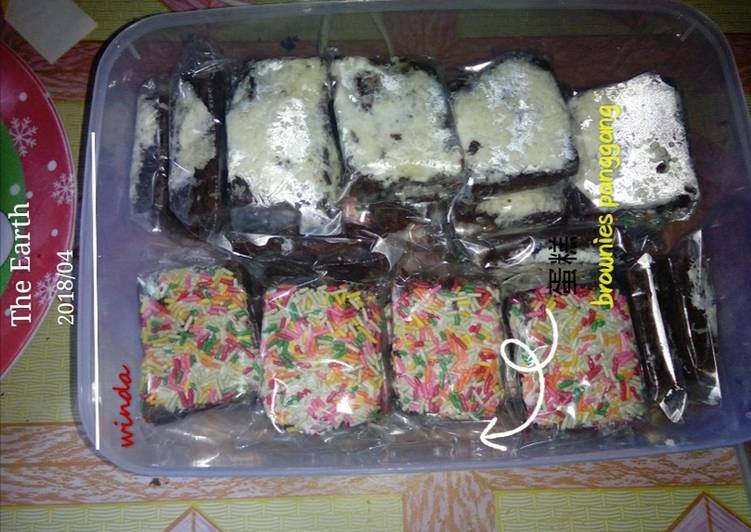 Brownies panggang no mixer