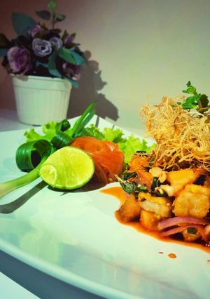 รูปของ Thai Spicy Milky Mushroom Salad(ลาบเห็ดมิลกี้3สไตล์)