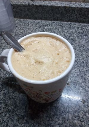 Una foto de Café frío espumoso