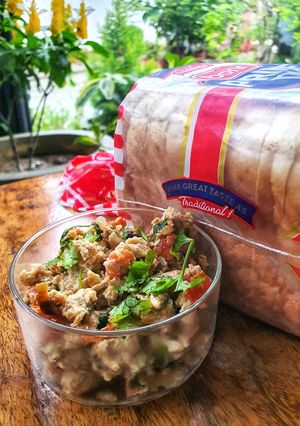 A picture of Spicy Egg Bhurji.