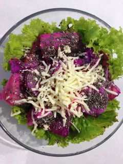 Foto resep Salad buah with chiaseed