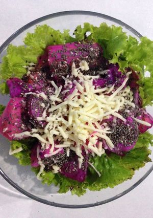 Foto resep Salad buah with chiaseed