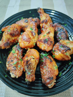 Una foto de Alitas de pollo barbacoa
