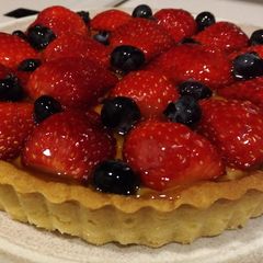 Healthy strawberry tart A picture of Healthy strawberry tart.
