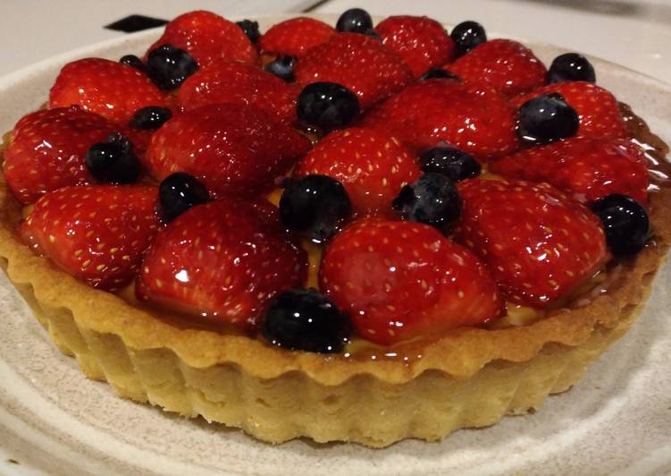 Simple Way to Make Super Quick Homemade Healthy strawberry tart