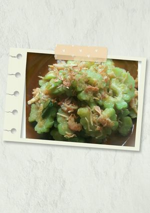 Foto resep 9. Tumis pare teri nasi