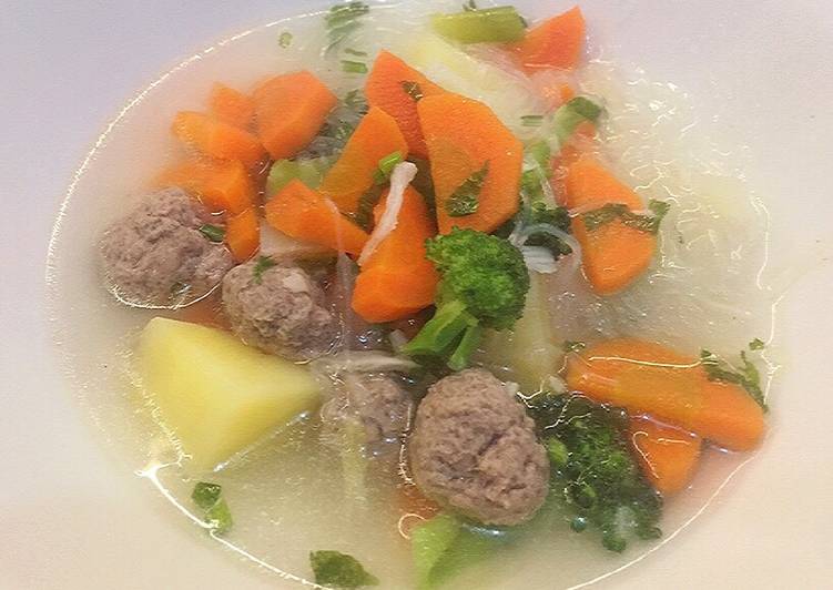 Cara termudah untuk Istimewa LezatSup Bola Daging