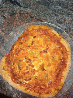 Una foto de Pizza casera