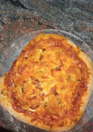 Una foto de Pizza casera
