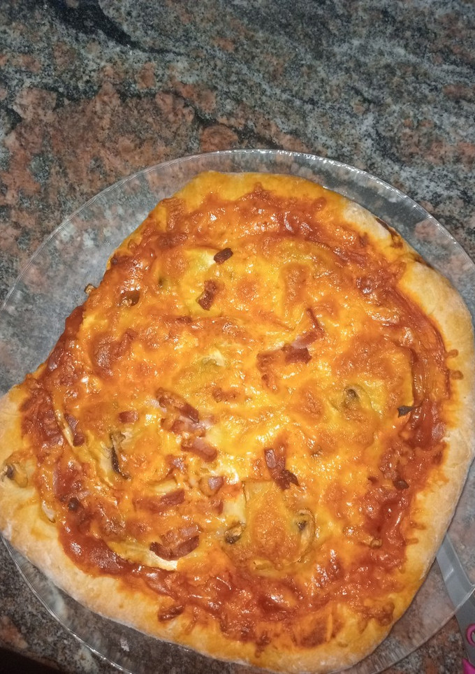 Una foto de Pizza casera