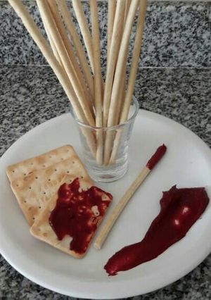 Una foto de Pasta de remolacha