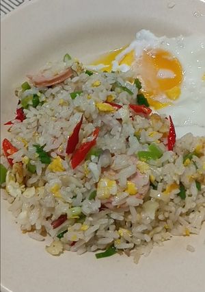 Foto resep Nasi goreng kampung mata sapi