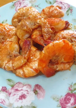 Foto resep Udang bawang putih express (a.k.a garlic shrimp 👻)