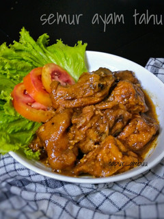 Foto resep Semur ayam tahu (#pr_anekasemur)