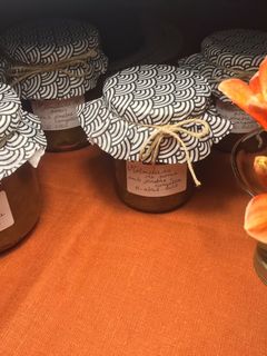Una foto de Mermelada de manzana con jengibre y canela, en microondas