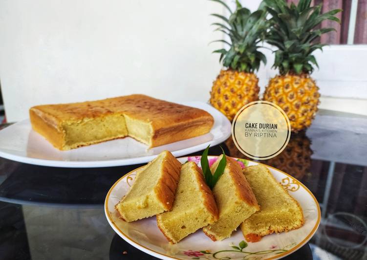 Cara Mudah Bikin Cake Durian, Lezat Sekali