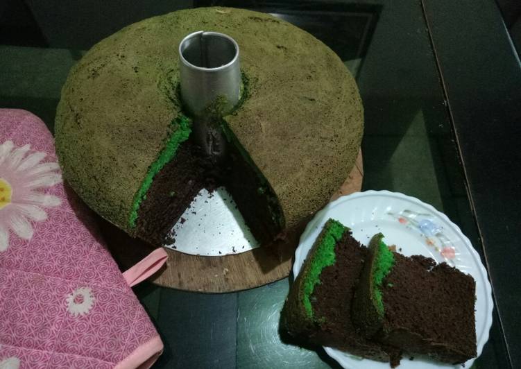 Bolu jelly coklat pandan