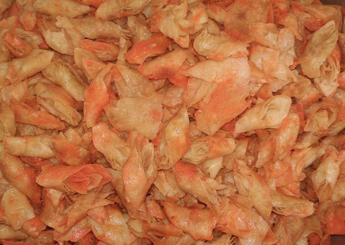 Keripik lumpia balado enak dan simple