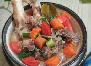 Foto resep Sop Daging dan Tulang Kambing Kuah Bening