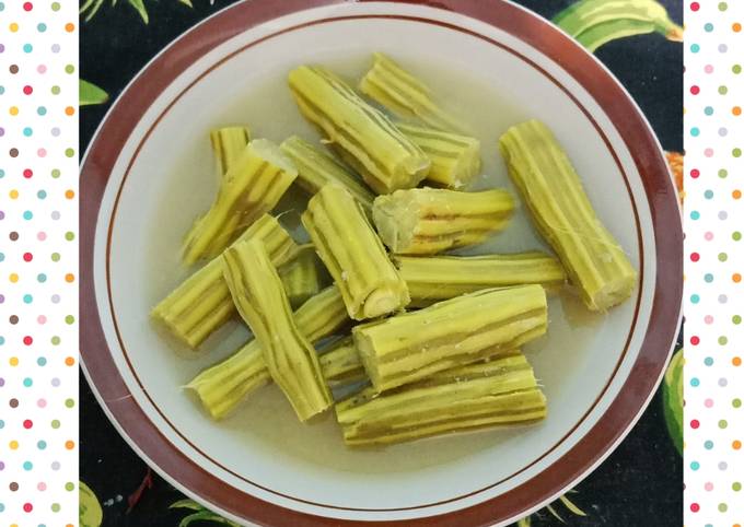 Wajib coba! Cara praktis bikin Sayur Klentang/Buah Kelor (pake Asam Muda)  lezat