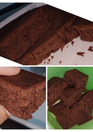 Foto resep Brownis chokolatos magicom no mixer