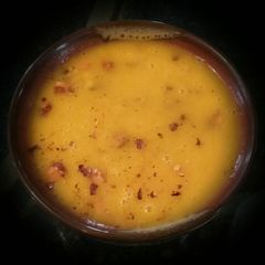 A picture of Butternut squash soup.