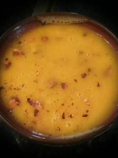 A picture of Butternut squash soup.