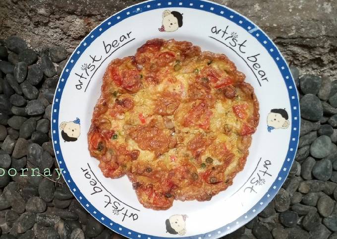 Resep Telur Dadar Gobal-Gabul à la Spesial Sambal