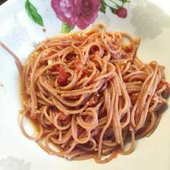 รูปของ Red pasta