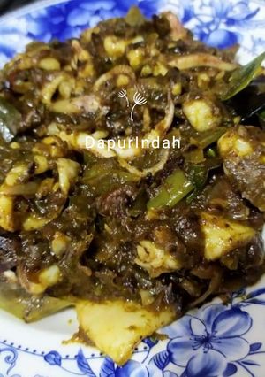 Foto resep Cumi masak kluwak