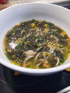 Hình của món Canh giá đỗ rong biển.