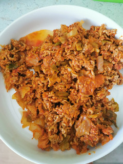 Darált húsos zöldséges ragu recept fotója