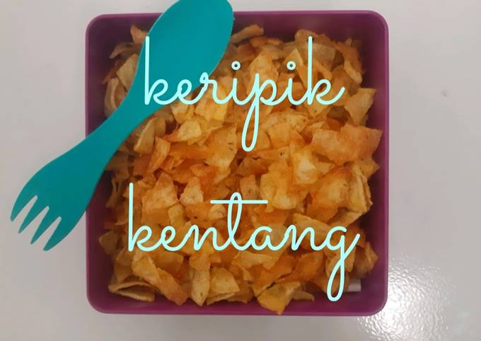 Resep Keripik kentang serbaguna, Enak