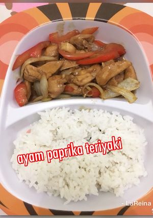 Foto resep Ayam paprika teriyaki (bekal TK)
