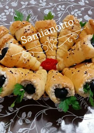 Une photo de Cornets salé au poulet