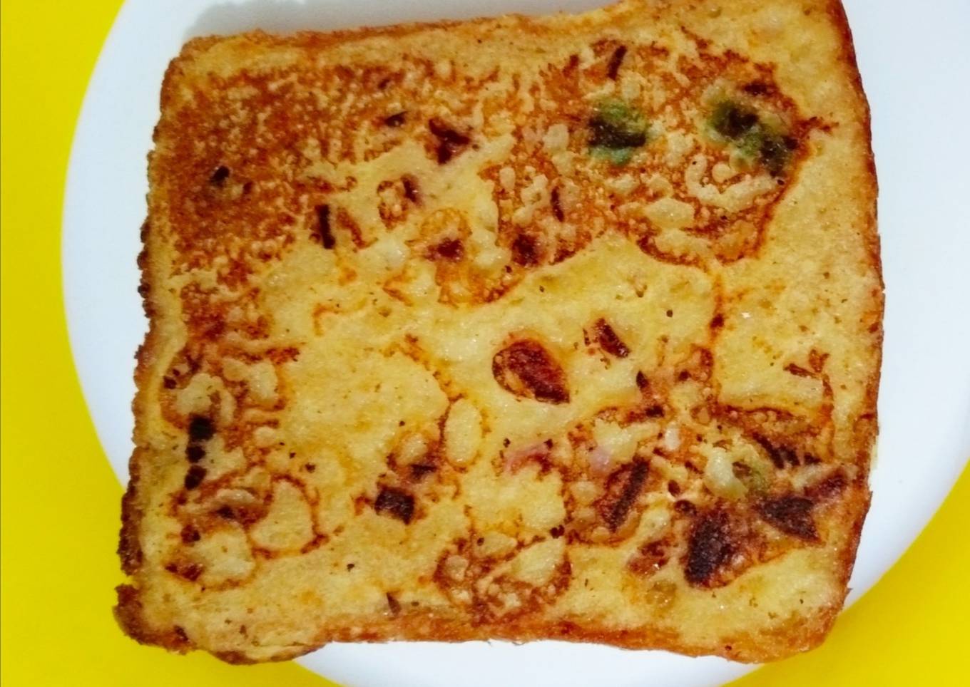 Bread toast with besan batter