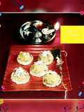 Moong dal canapes