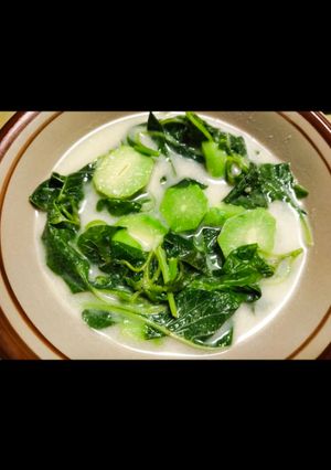 Foto resep Bobor bayam labu siam
