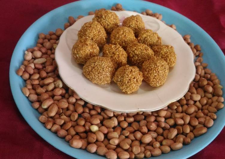 Recipe of Homemade Til laddu/sesame seeds laddu