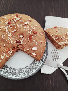 व्हीट जेगिरी केक(wheat jaggery cake recepie in hindi) रेसिपी मुख्य फोटो